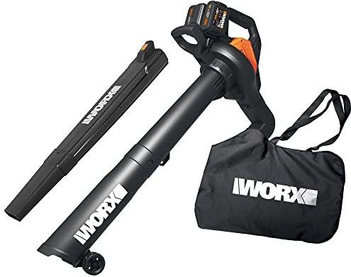 WORX - WG583E - Accu-bladblazer - 40 V - 3-in-1 multifunctioneel - Luchtsnelheid 335 km/u - Inclusief 2 x 4 Ah accu's en oplader