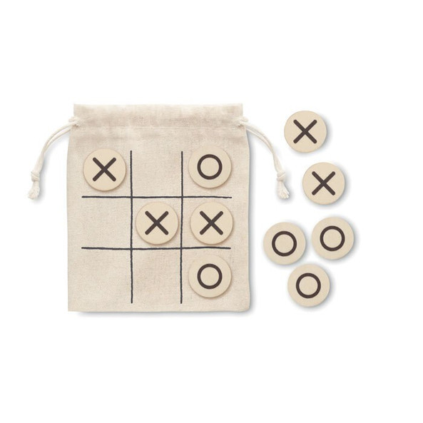 GiftRetail MO6954 - TOPOS Jeu de morpion en bois