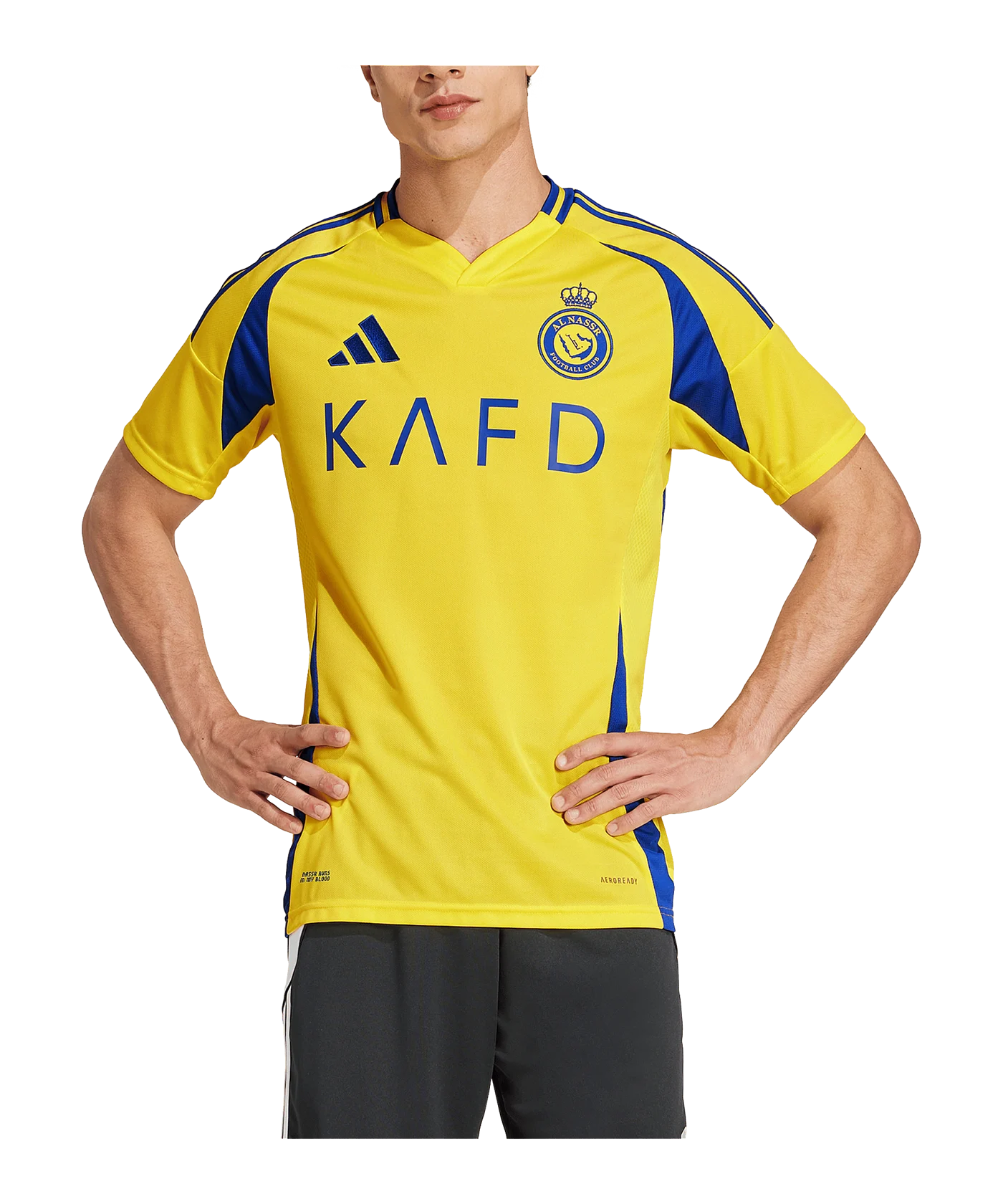 adidas Al Nassr FC 24/25 Ronaldo Home Jersey Yellow