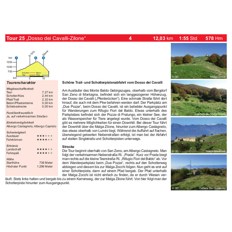 AM-Berg Verlag Gardasee Südost - Monte Baldo MTB Touren