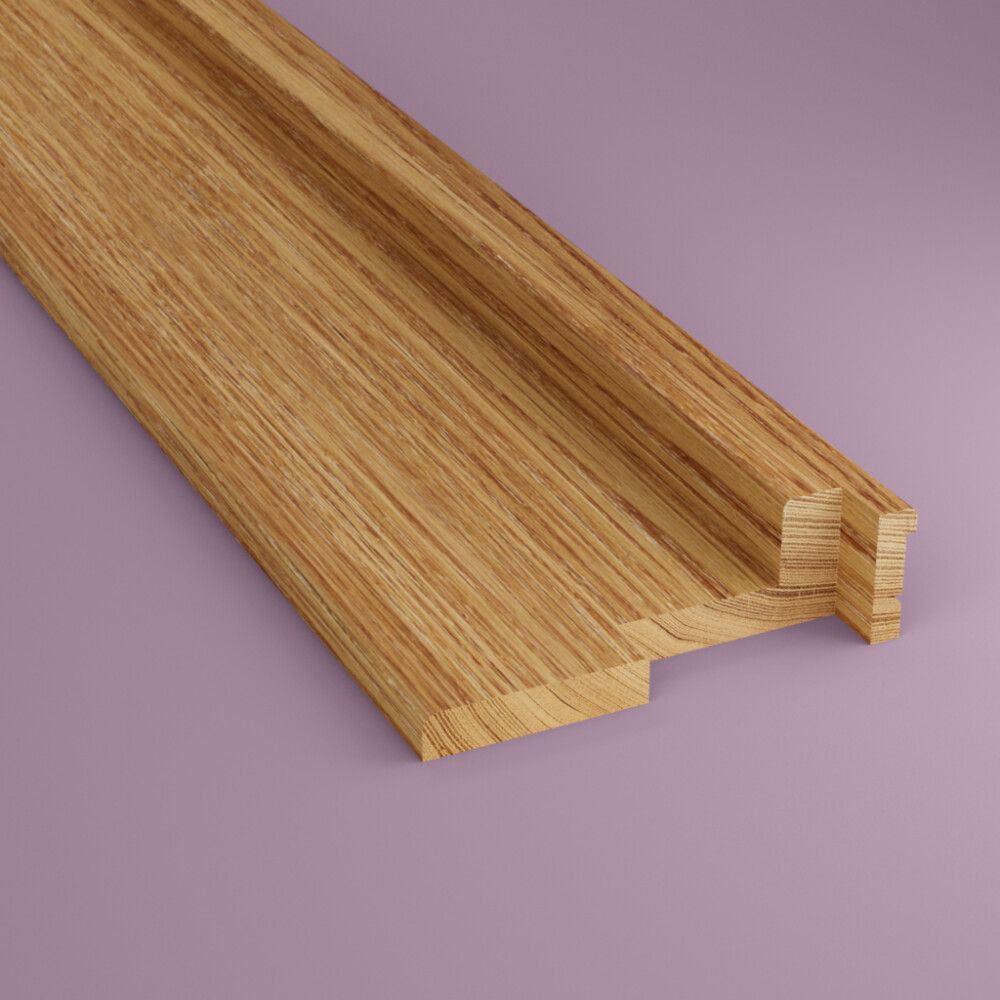 BADEROMSTERSKEL LUNDBERGS MASSIV EIK 26X93X629MM