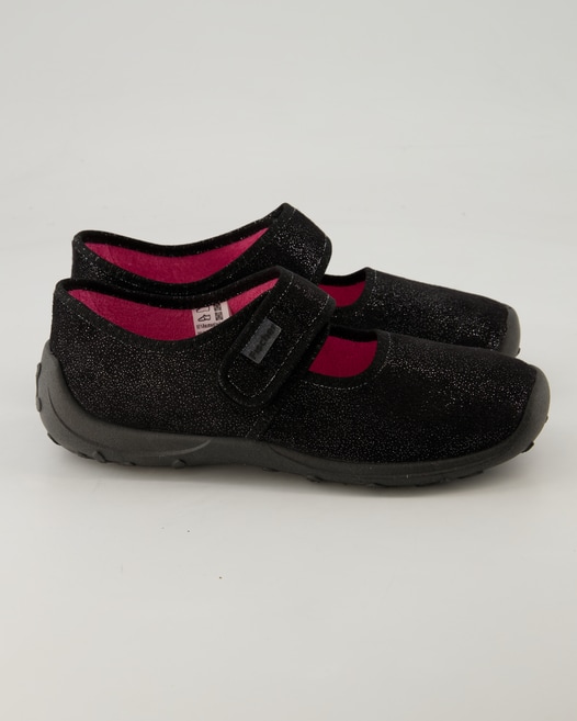 Fischer 202140-222 Hausschuhe in Schwarz