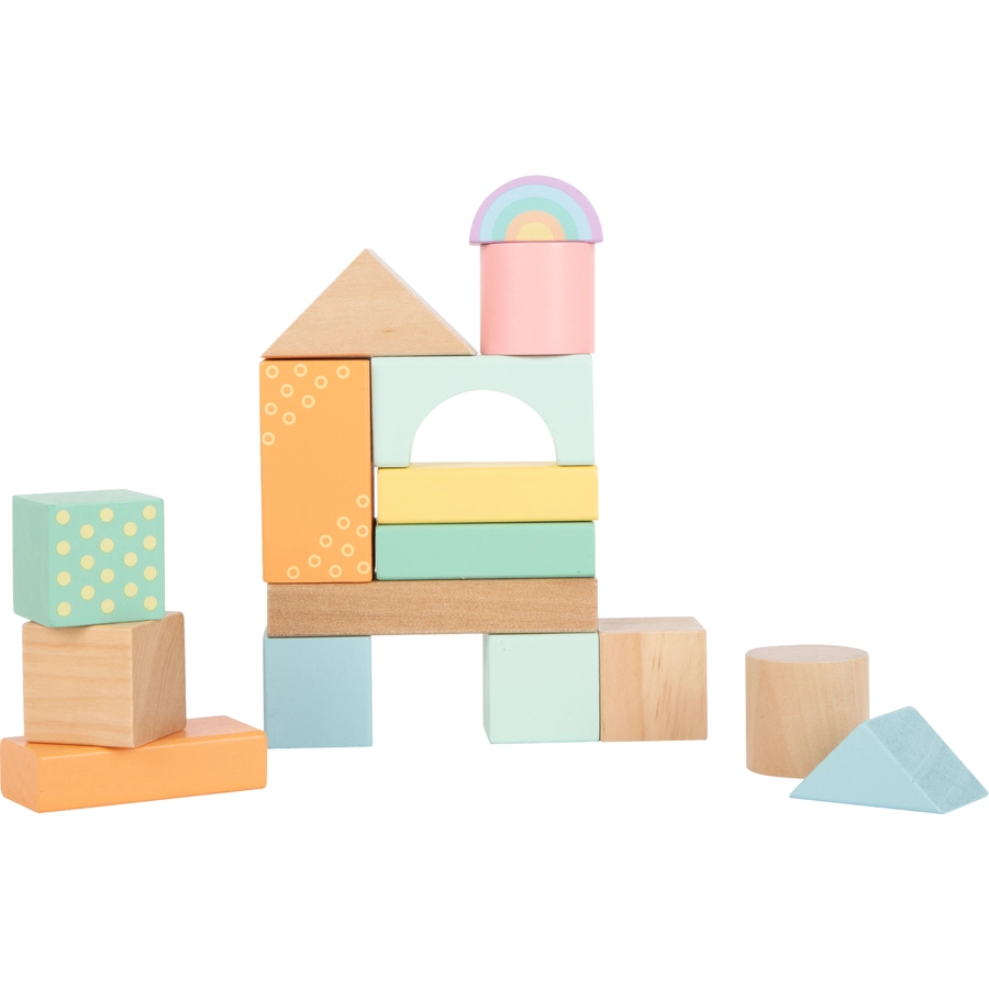 small foot® Holzbausteine Pastell