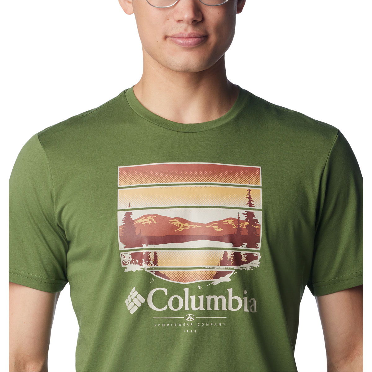 Columbia Path Lake Graphic T-shirt Herre