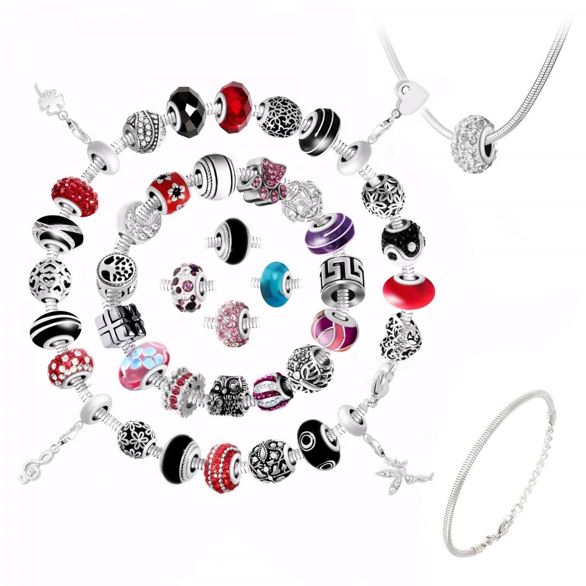 Box mensuelle SC Crystal - Kit création de bijoux charms