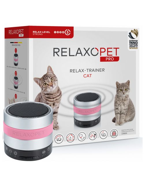 Relaxopet Pro Cat - Anti stresssysteem - 6.2X5.5 cm Metallic Roze