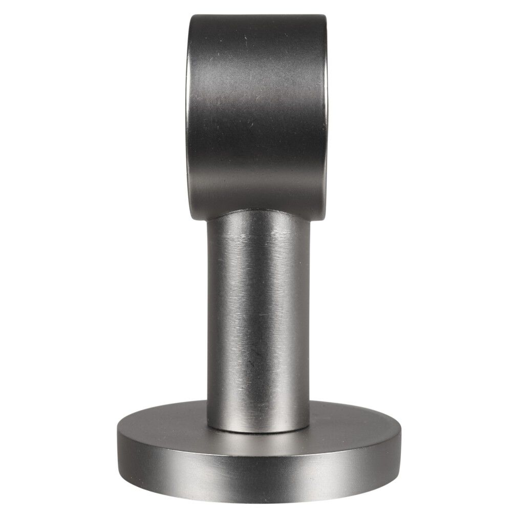 Support plafond pour tringle gris métal