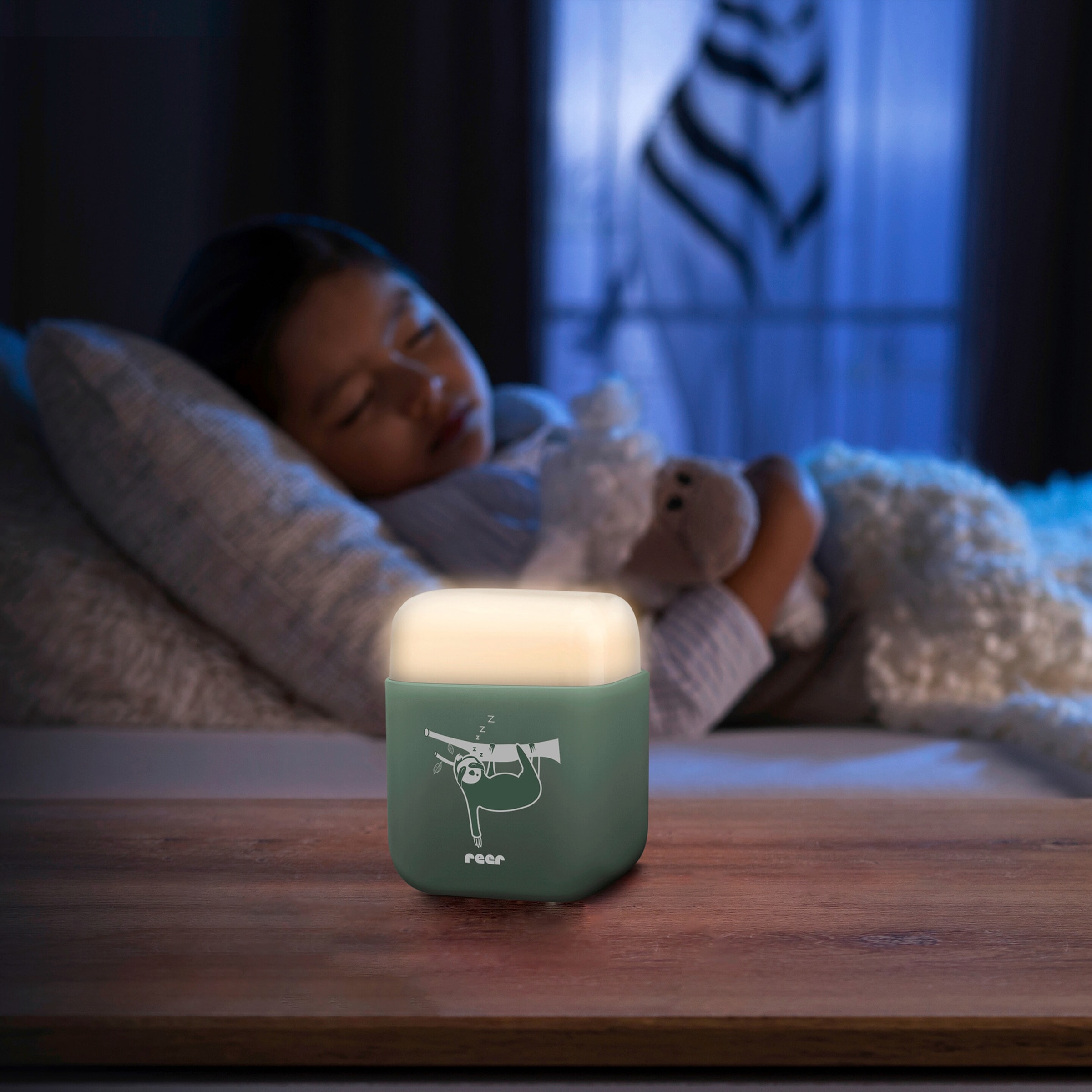 reer LED-Nachtlicht 2in1 SleepLight Eukalyptus