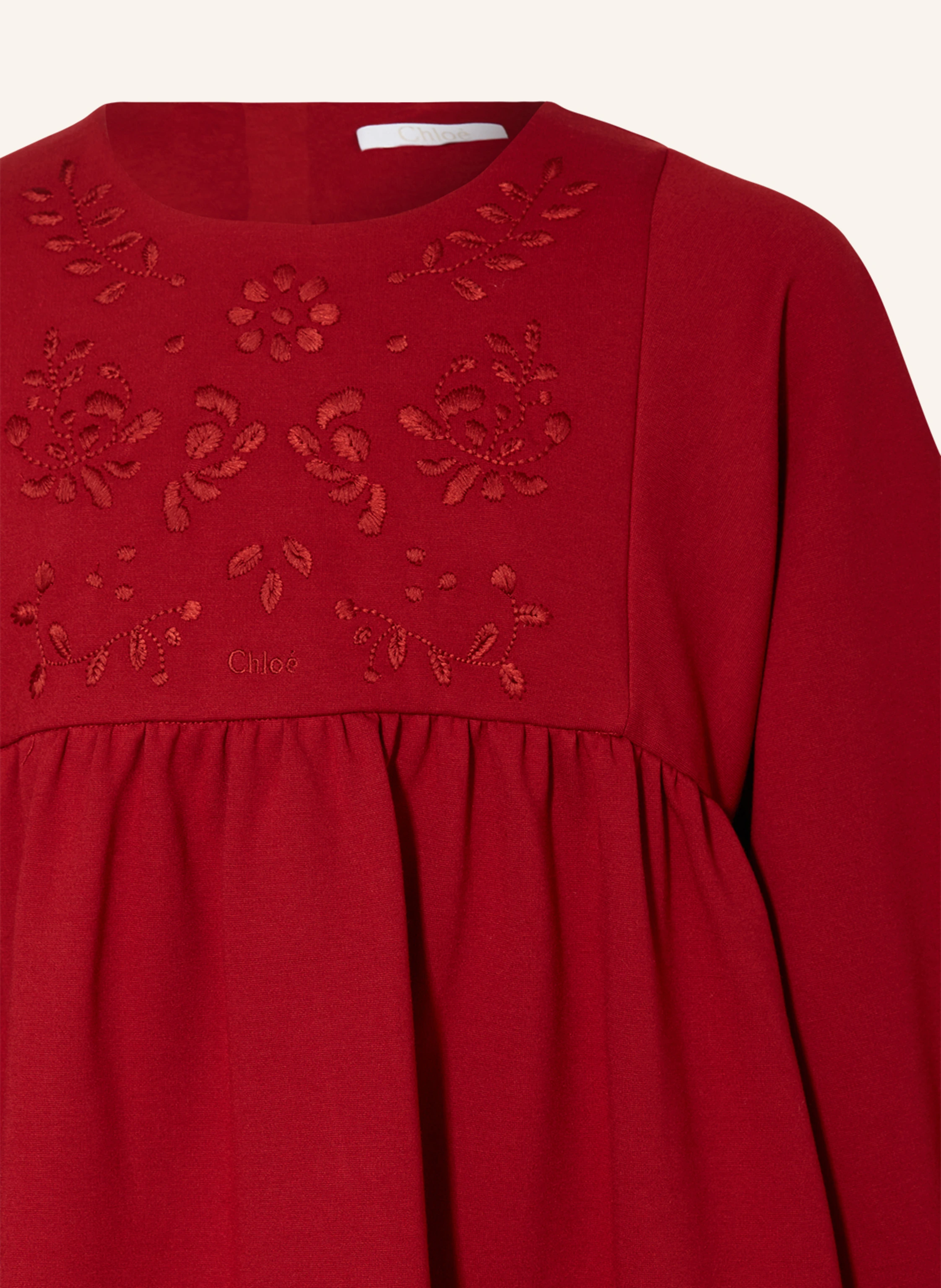 Chloé Sweatkleid mit Stickereien