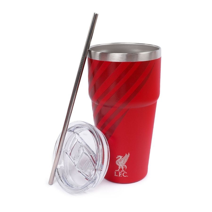 Liverpool Tasse de Voyage Liverbird - Rouge/Argenté