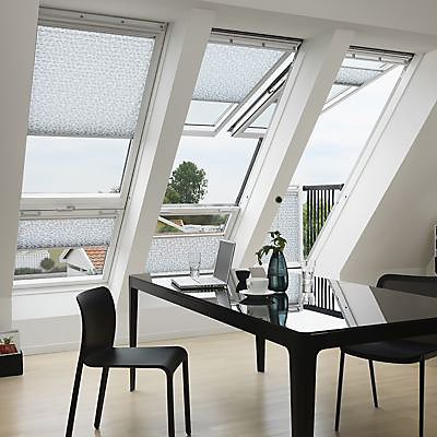 Verrière balcon Velux GDL Triple vitrage blanc SK19 114 x h.92 cm