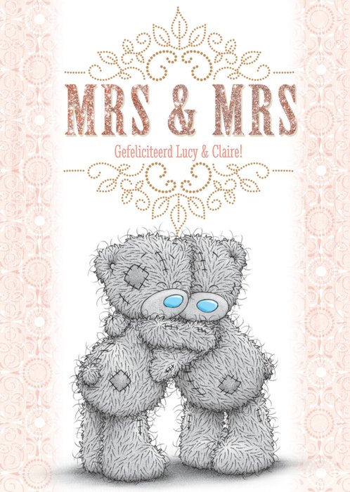 Me to You | Huwelijkskaart | Tatty Teddy | Mrs & Mrs