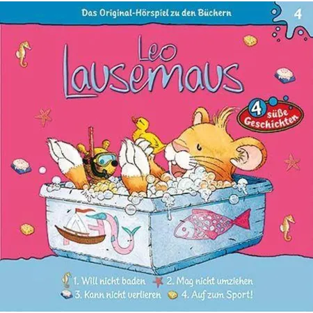 Kiddinx Hörspiel CD Leo Lausemaus 4