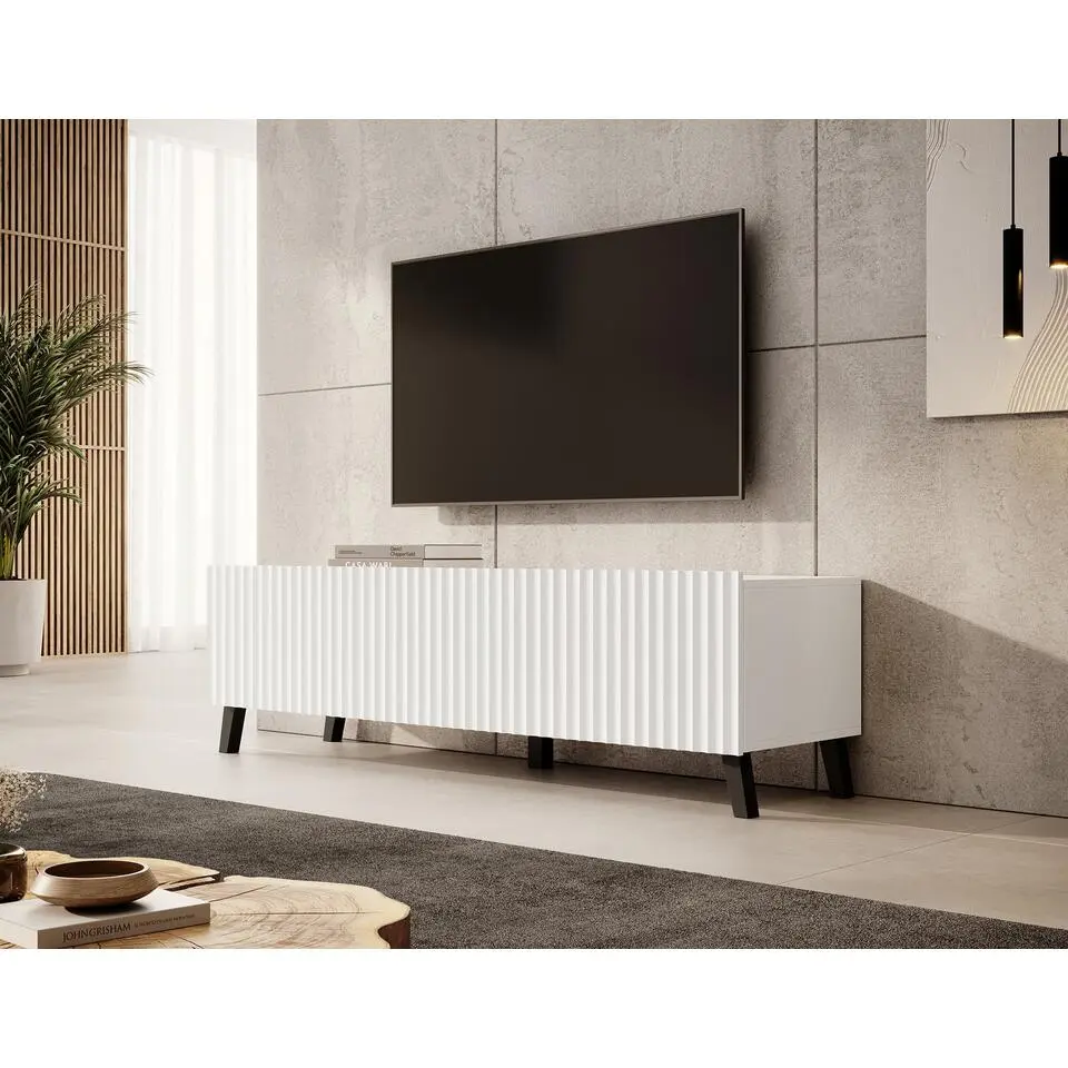 Meubella - TV-Meubel Pepinos 2 - Wit - 150 cm