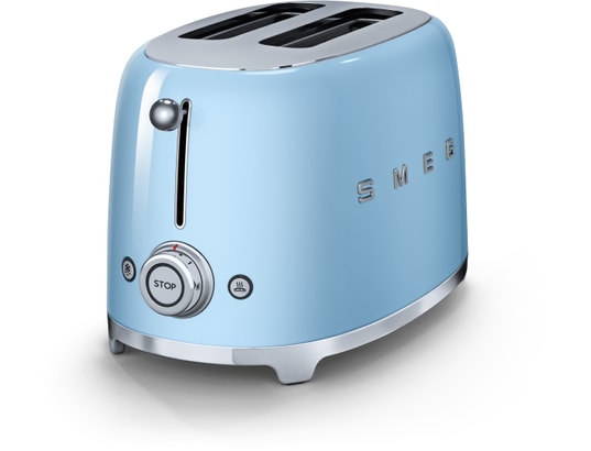 SMEG - Grille pain TSF01PBEU 2 tranches Bleu Azur