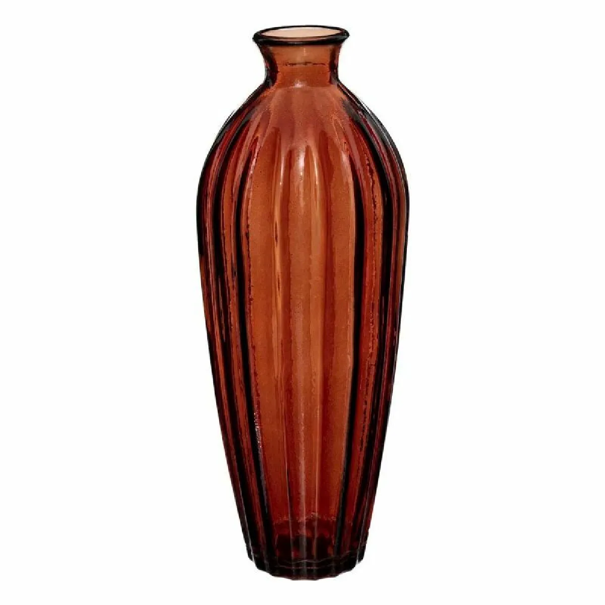 Vase Verre Candy ambre