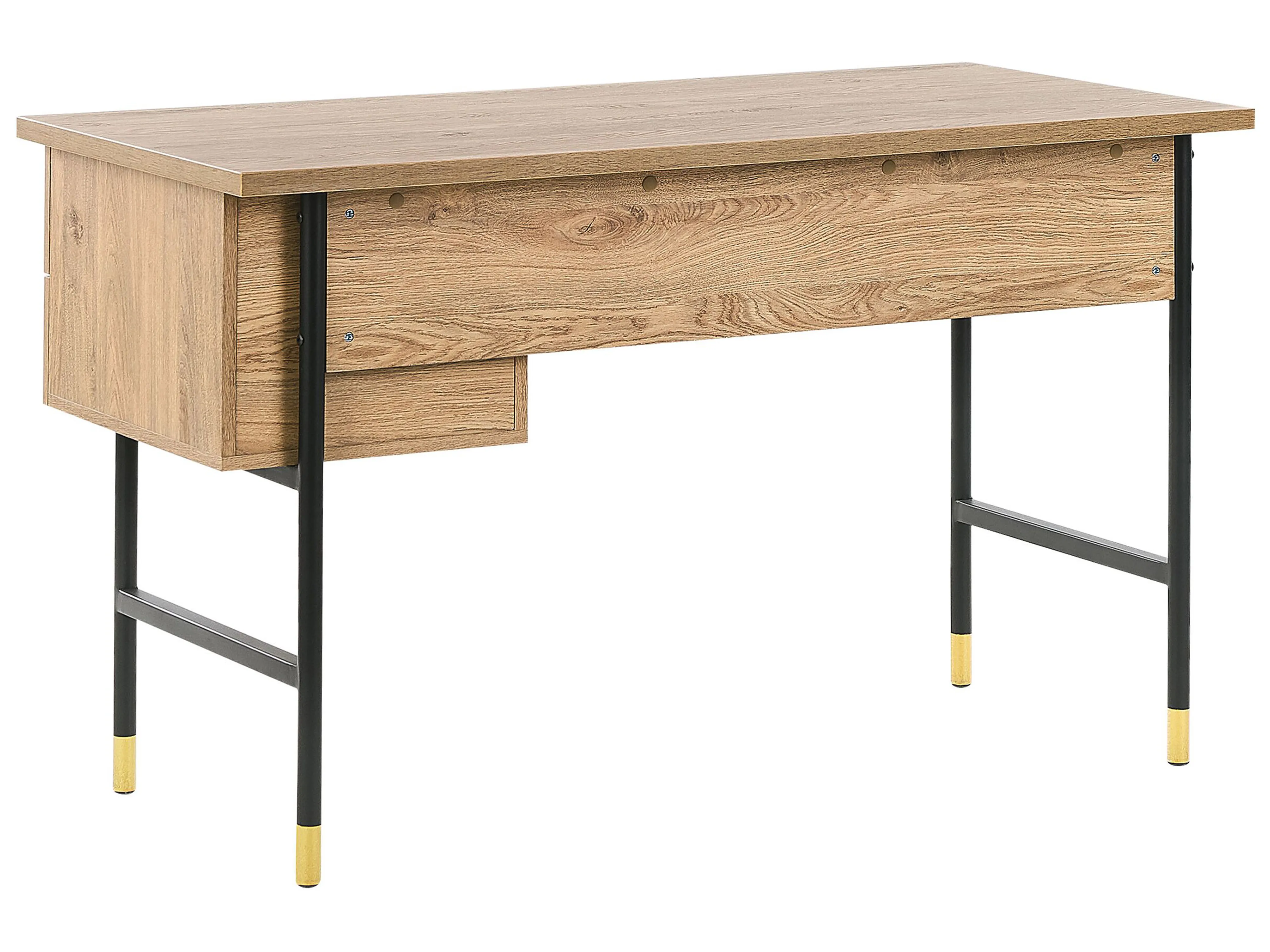 Bureau ABILEN Lichtbruin 120 cm 60 cm met lades
