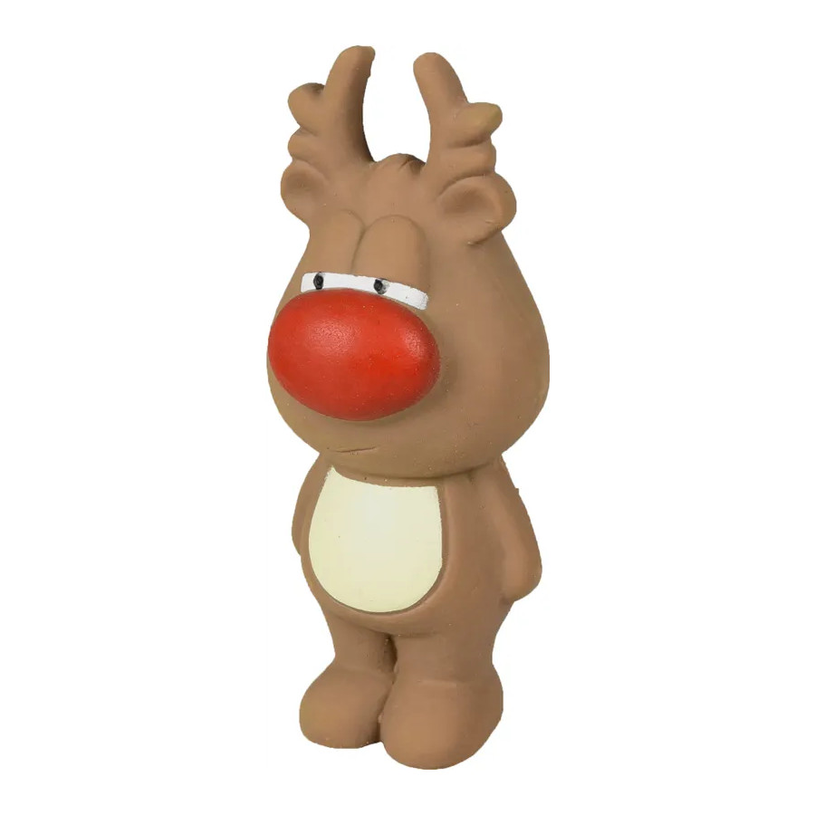 Brinquedo de látex para cães Karlie Christmas Rena