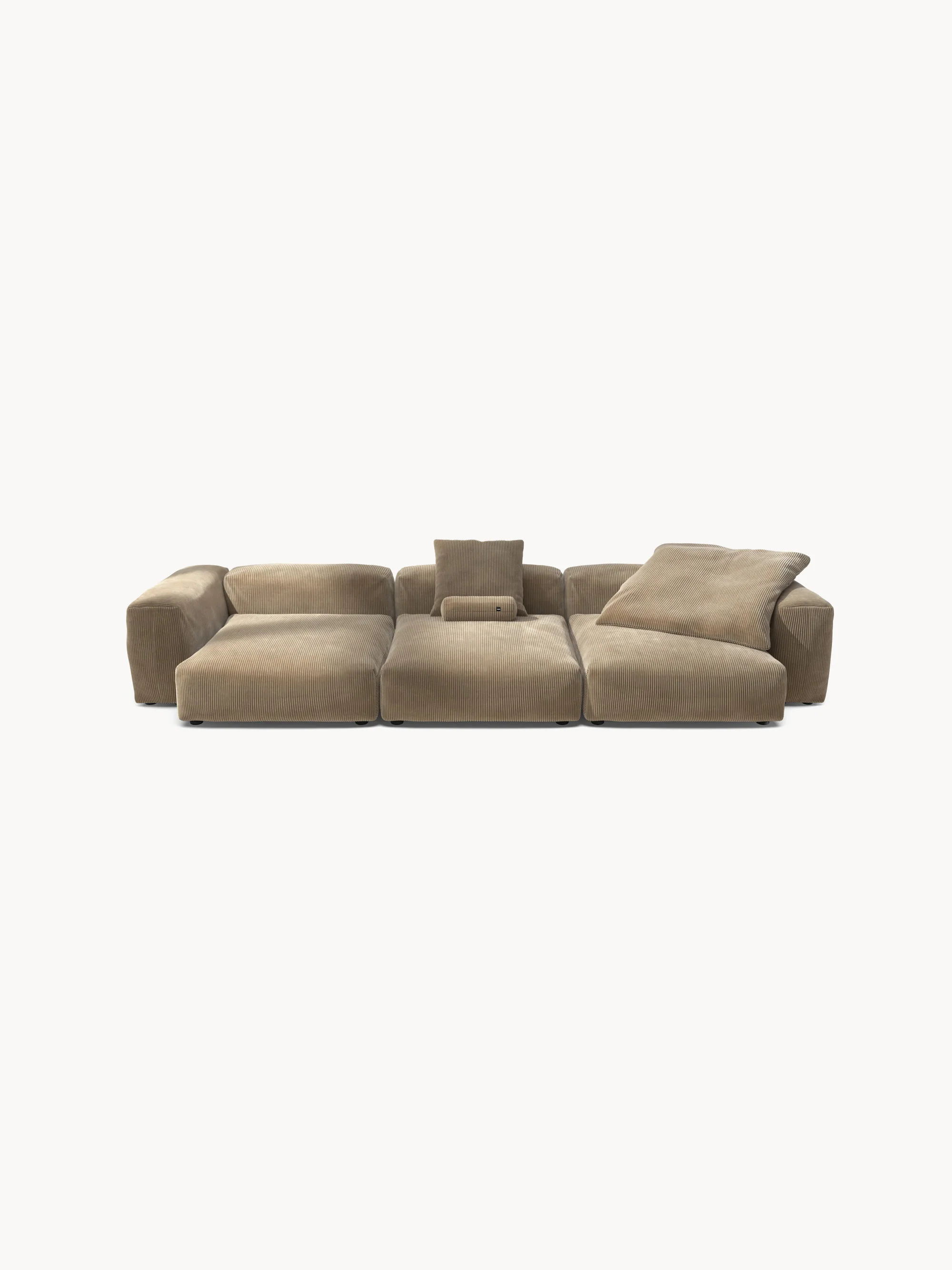 Modulaire bank Vetsak (4-zits) van ribfluweel