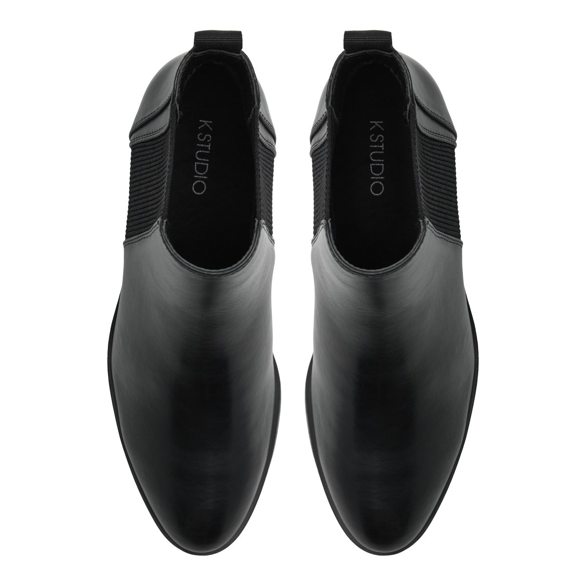 K STUDIO-Carramadar-Bottines Chelsea - Talon plat - Noir