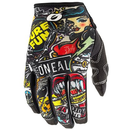 Gants cross O'Neal MAYHEM - CRANK II - MULTICOLORE 2024 - Noir