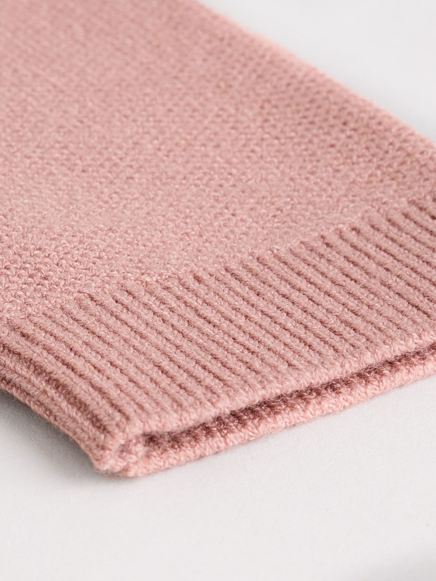 Roze - 2 -delige babyset met gebreide wikkelstrui en legging (0mnd-2jr)