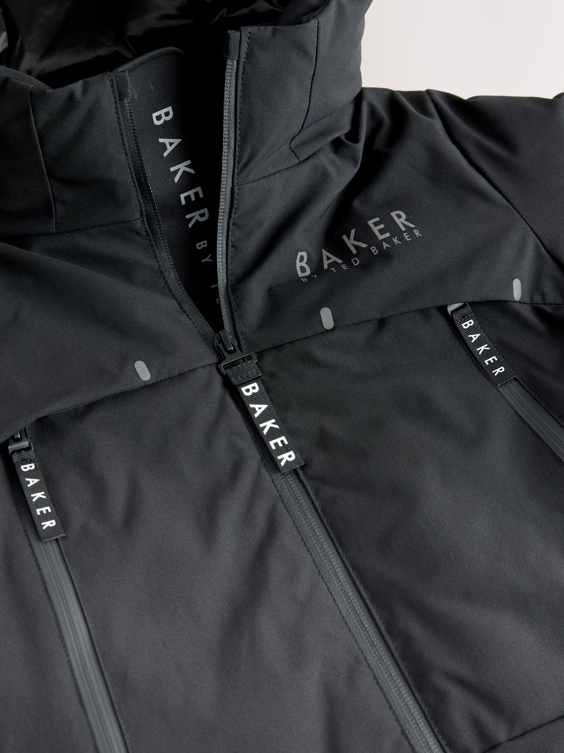 Zwart - Baker by Ted Baker regenbestendige parkajas
