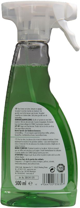 Sonax - Ruitenreiniger - 500ml - Voor Binnen en Buiten - Fosfaatvrij