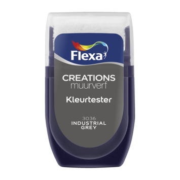 Flexa Creations muurverf Kleurtester Industrial Grey 30ml