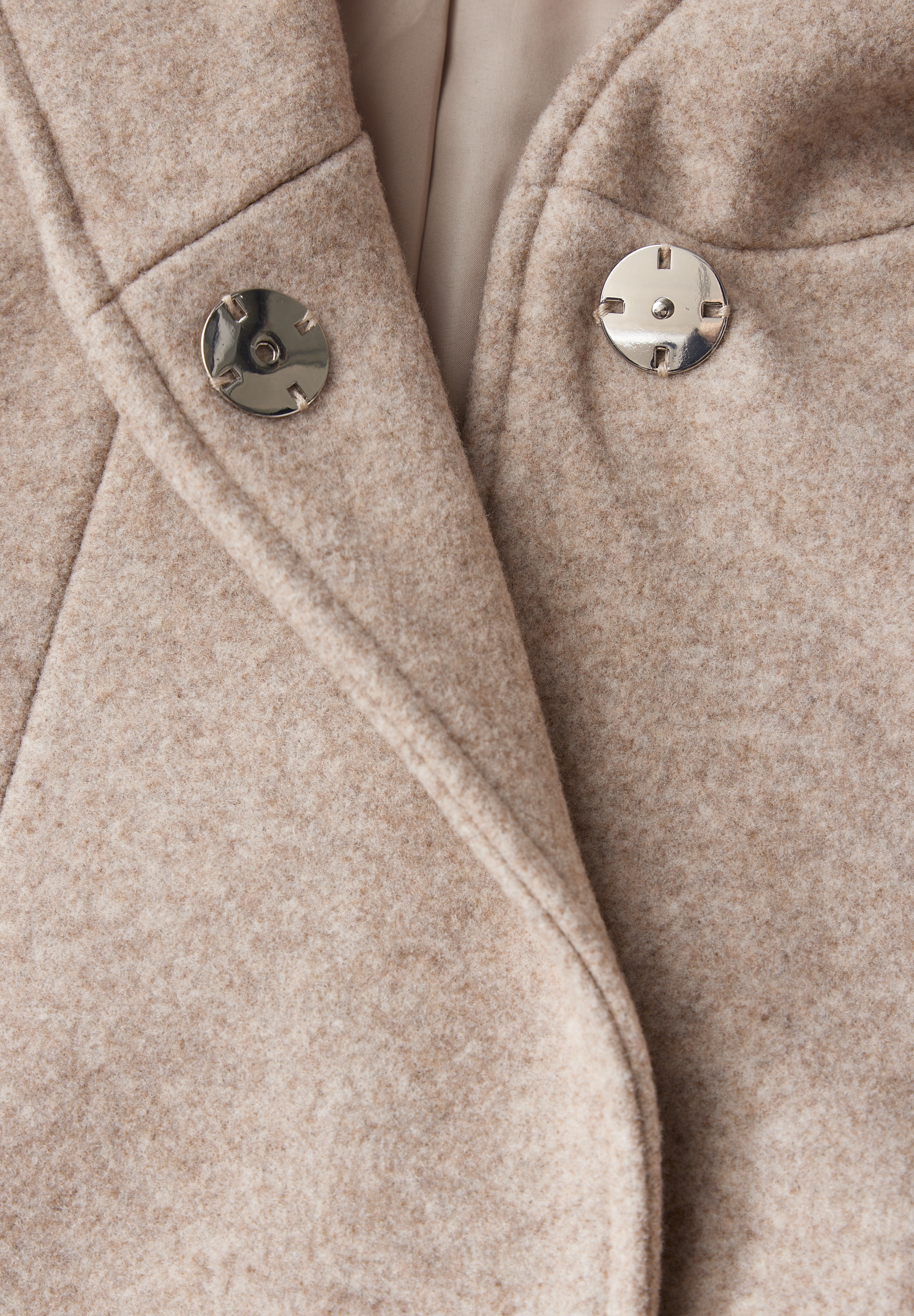 STREET ONE Wolljacke mit Kapuze mit Kapuze