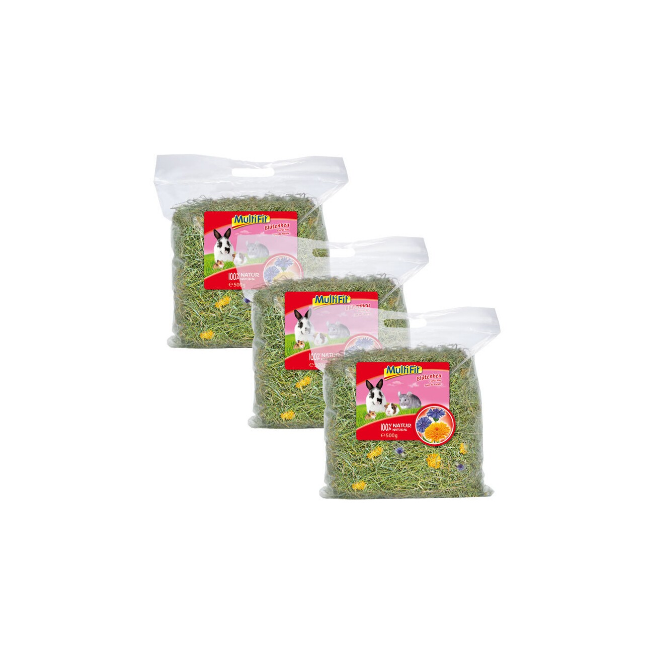 MultiFit Blütenheu 2x500g 3x500 g