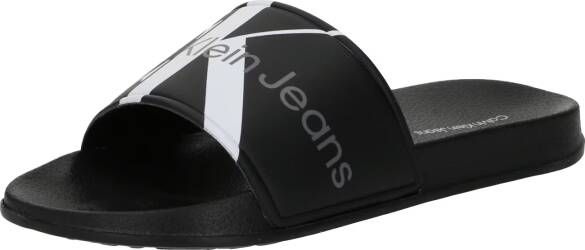 Calvin Klein badslippers zwart Rubber Logo 29
