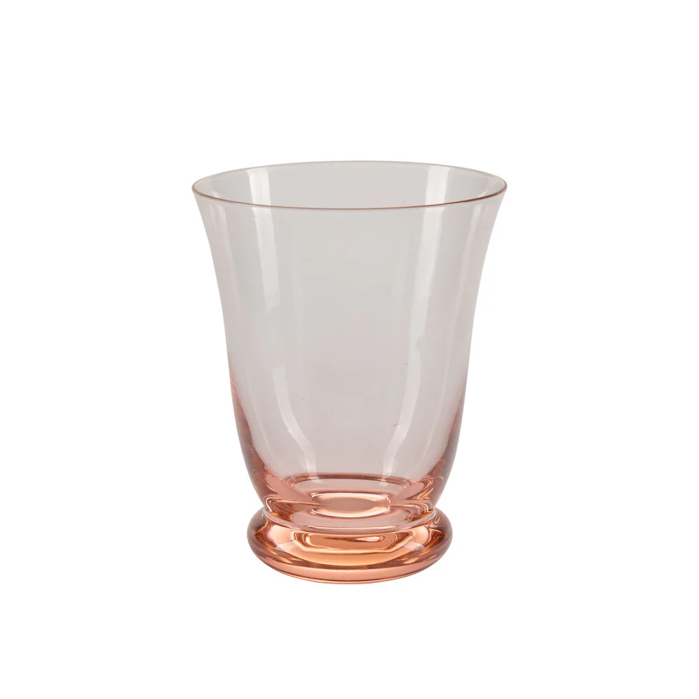 Bahne Interior  Glas m. fod, pink - H11 cm