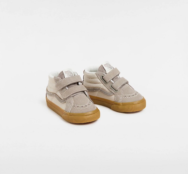 Vans Sk8 Mid Reissue Baby V Neutral Black Grey Gum 3.5 US / 18.5 EU