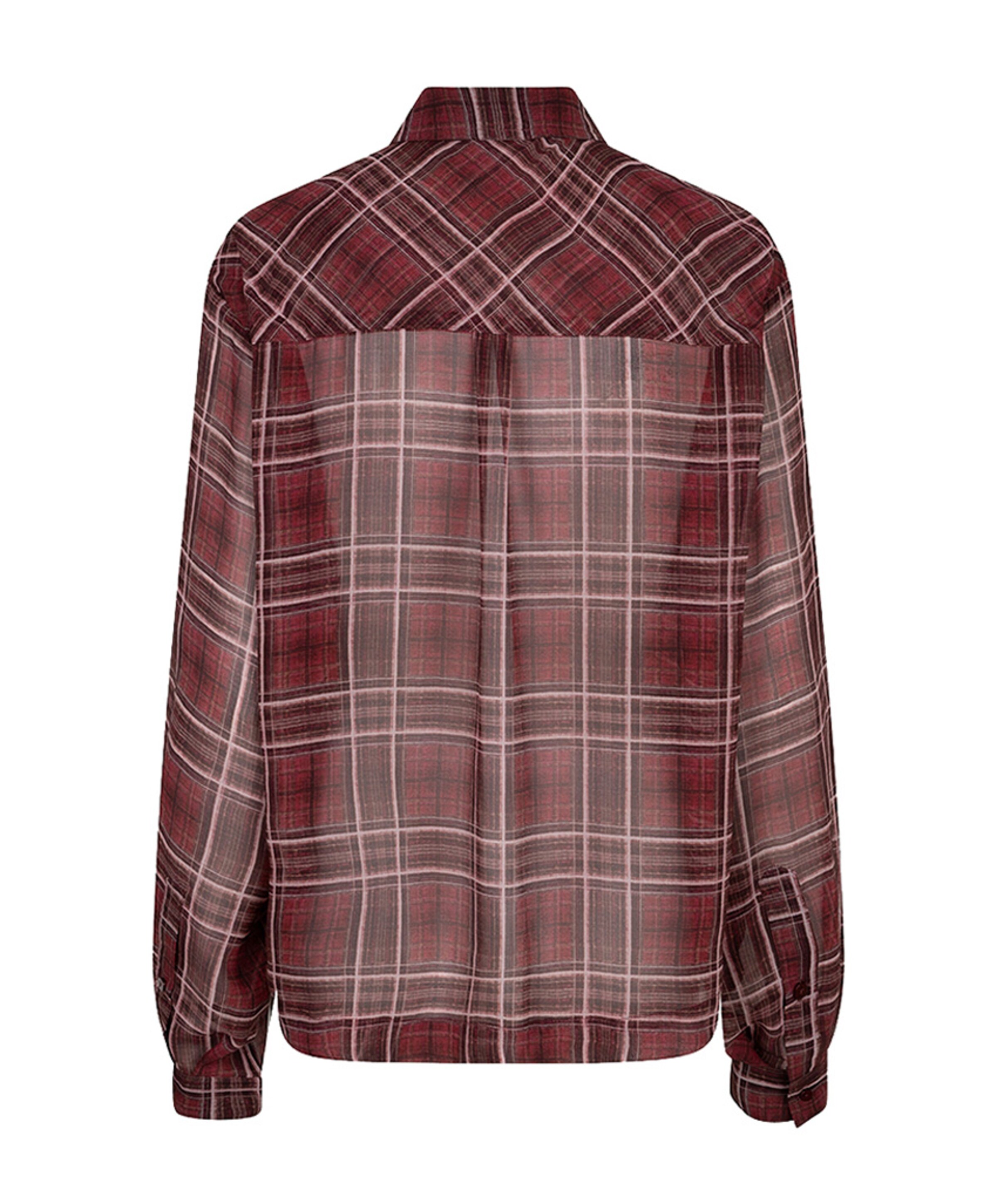 EsQualo Dames blouse bordeaux