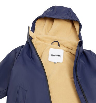 Nordbjørn Marstrand Fôret Regnjakke, Peacoat Navy