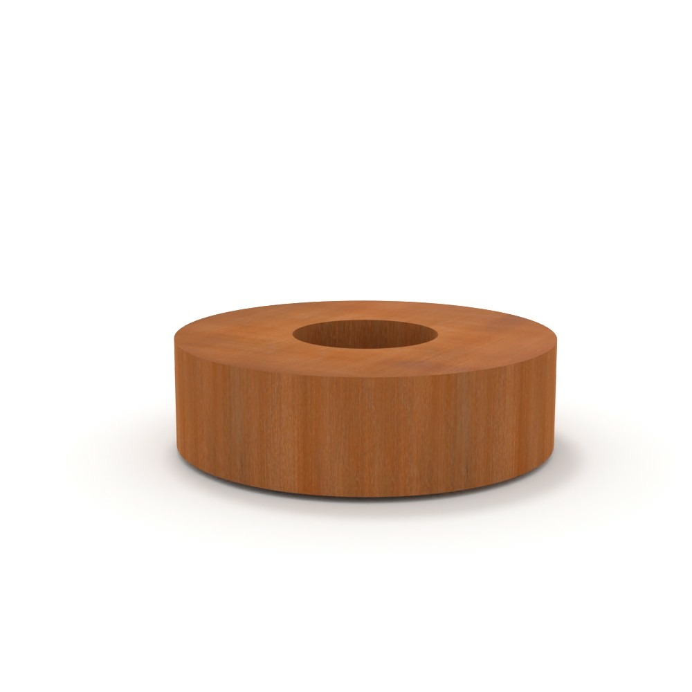 Brasero acier effet corten bely 1000x280 mm