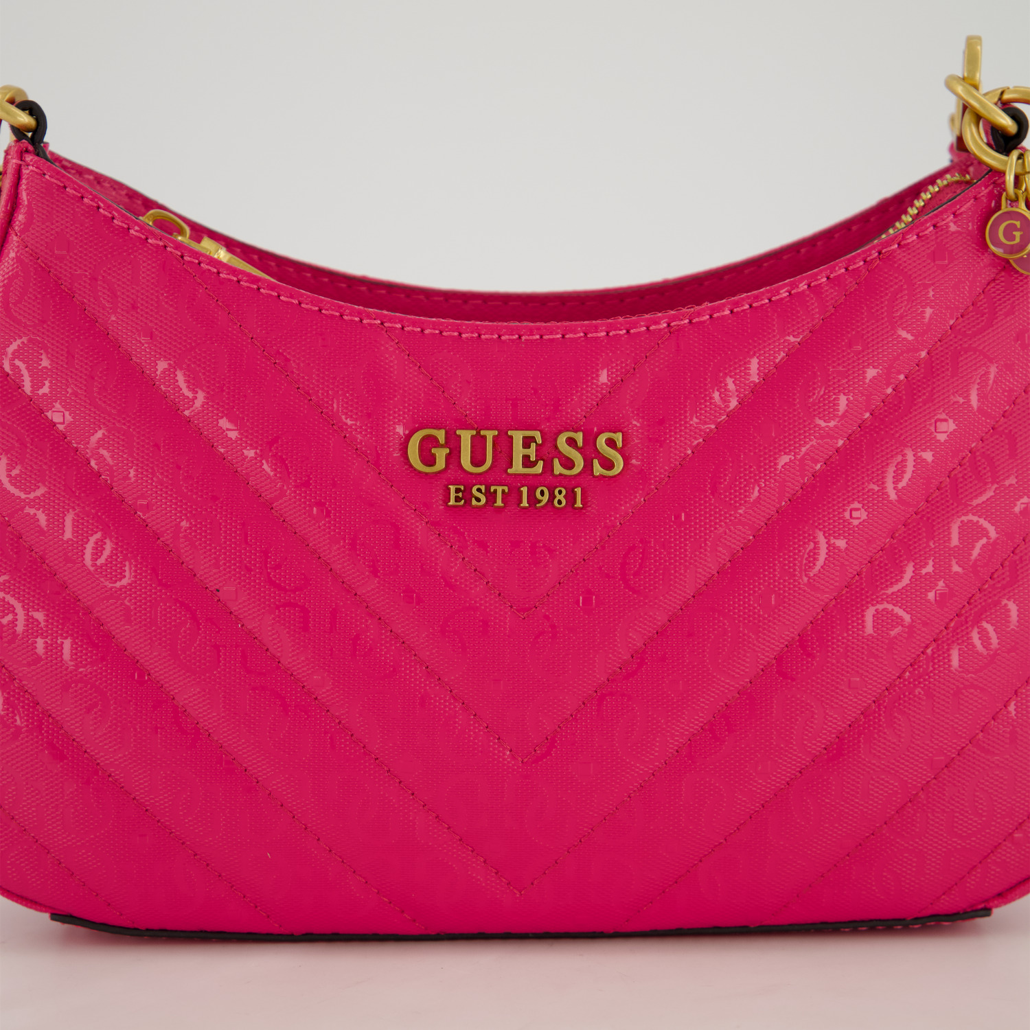 GUESS JANIA TOP ZIP SHOULDER BAG