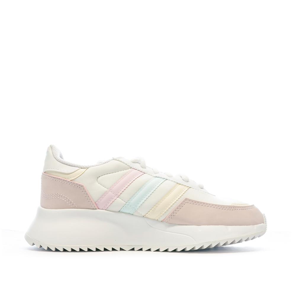 Adidas Baskets Rose/Blanche Fille Adidas Retropy F2 J GX9229