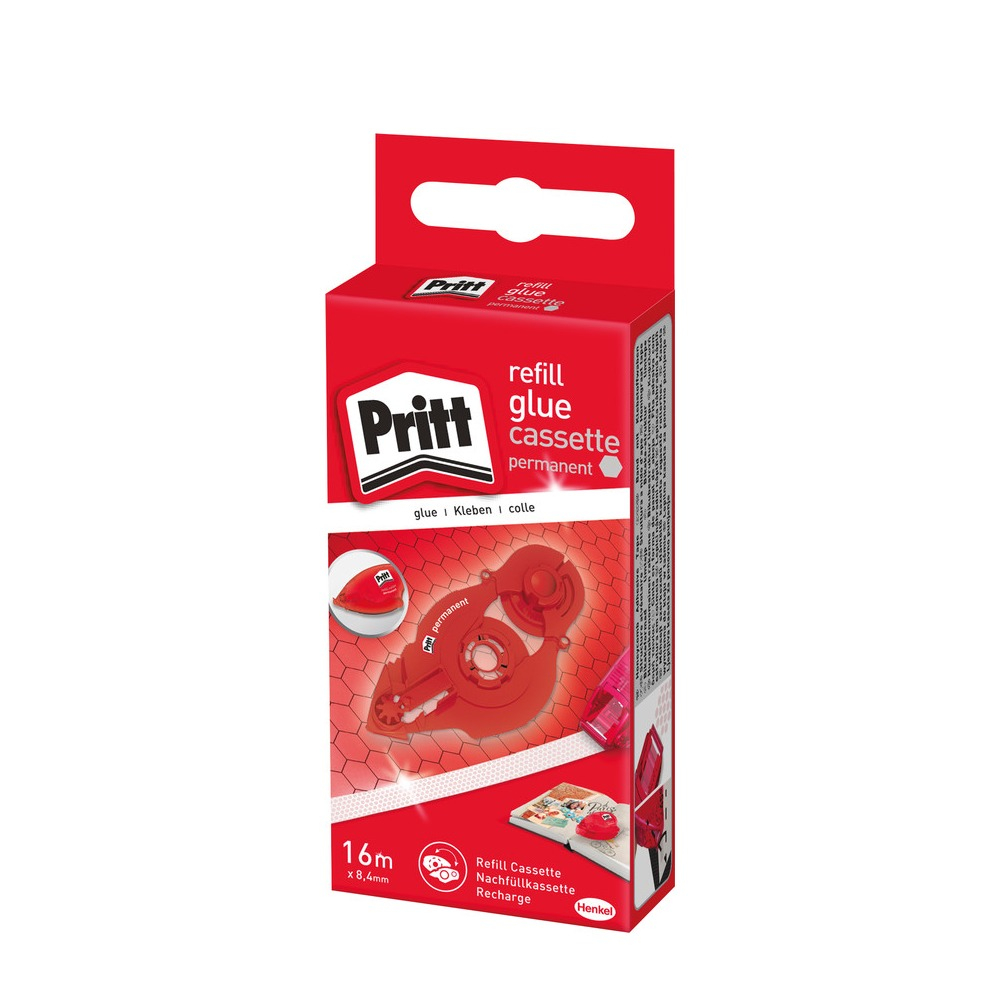 (16m) Refill Roller Permanent Kassette Doppelseitiges Nachfüll Klebeband DIY Bastel Tape für Fotos / Papier (ZRXPH)