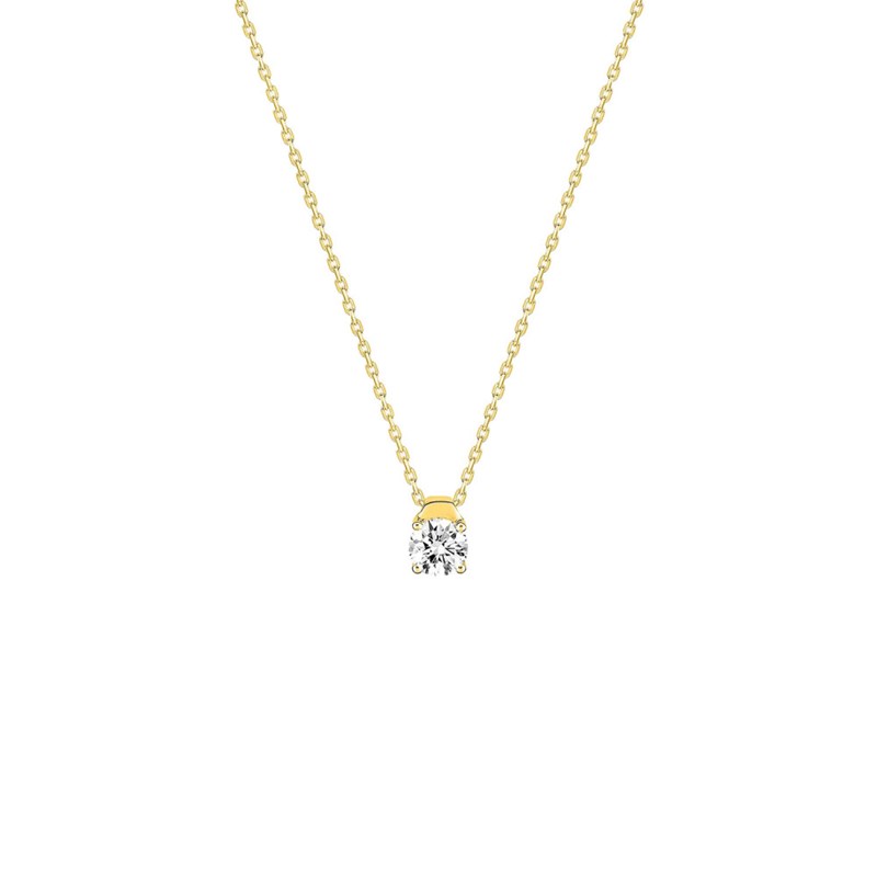Collier Femme - Oxyde de zirconium - Or 18 Carats - Longueur : 42 cm