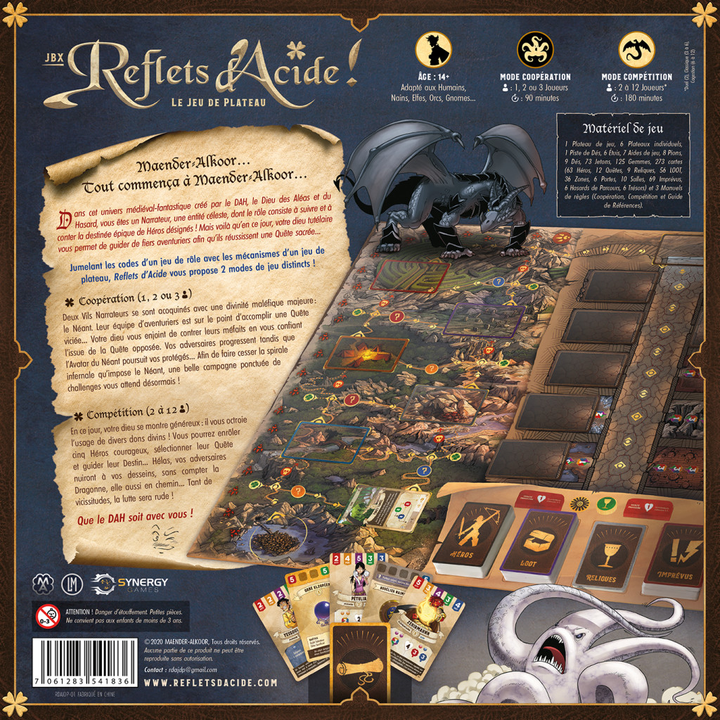 Reflets d'Acide - Le Jeu de Plateau