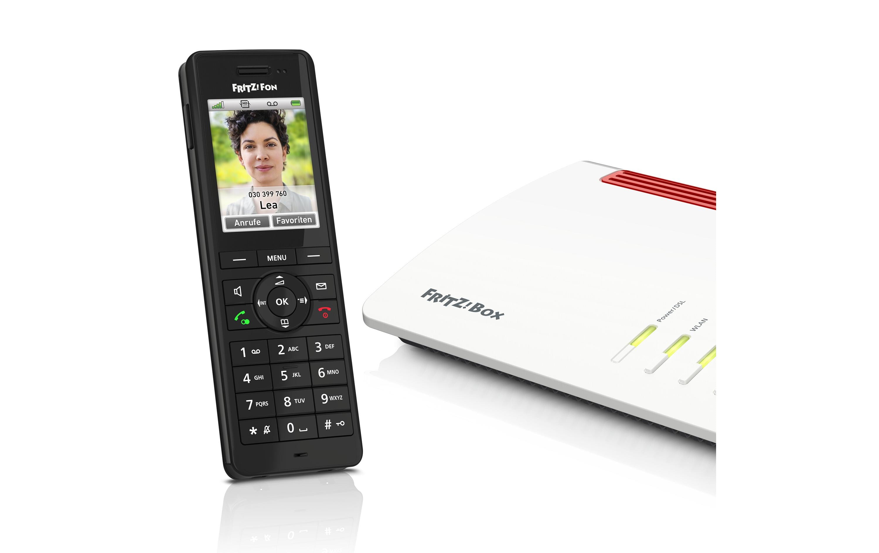 Mobilteil FRITZ!Fon X6 SchwarzDas Multitalent für Telefonie und Smart Home