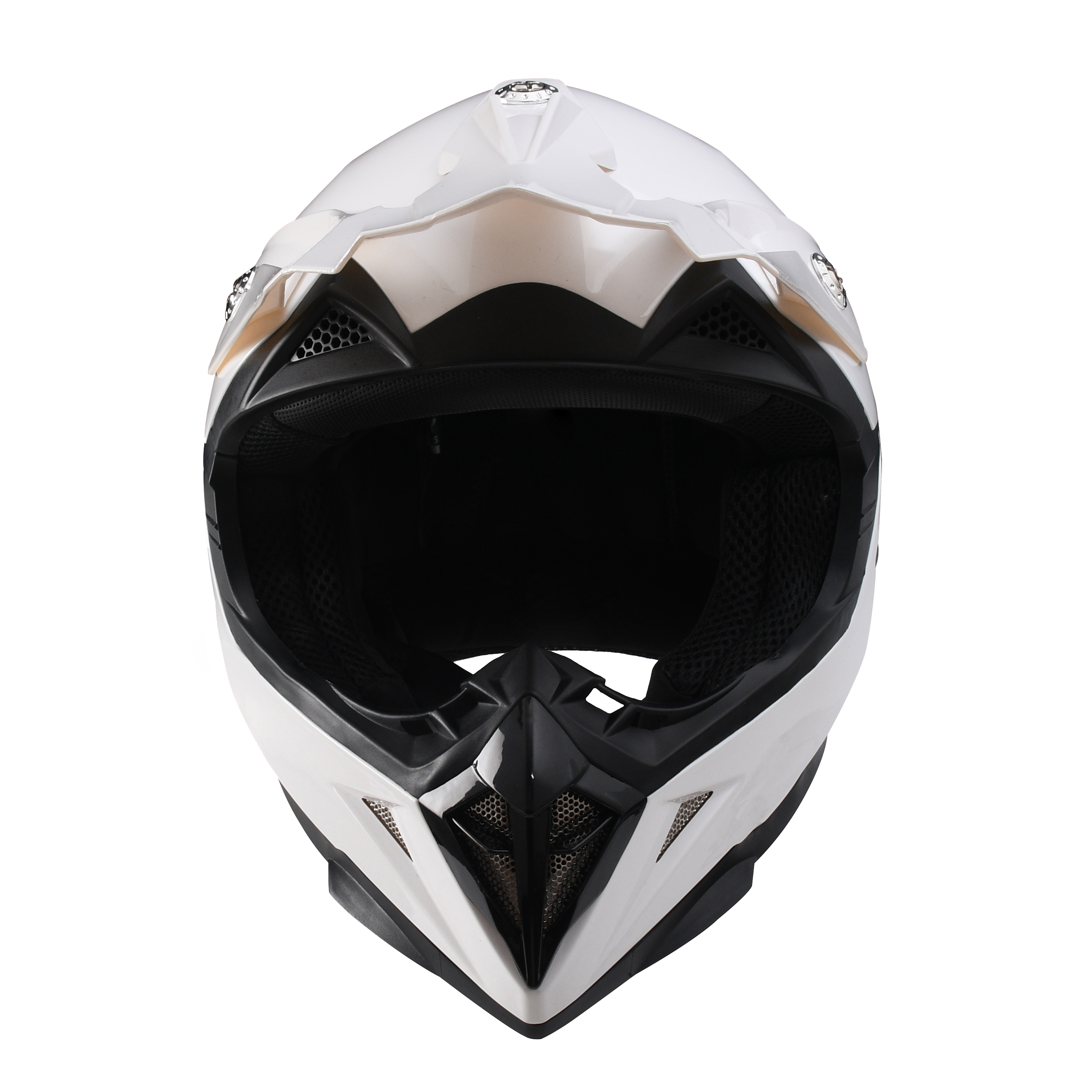 Kinder Mountainbike Motorradhelm Grösse 49/50 weiss