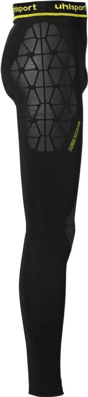 Uhlsport - Bionikframe Res Longtight - Sportbroek - Zwart / Fluogeel - Nanoflex
