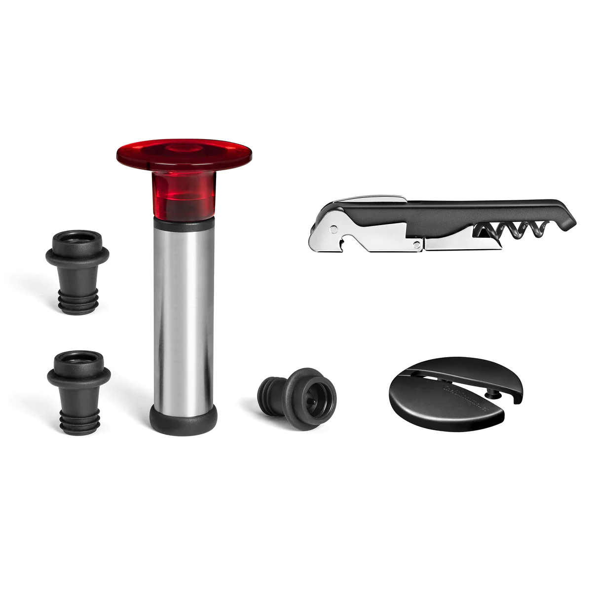 Dégustation - Coffret Sommelier, Coupe-Capsule & Pompe Chef et sommeli