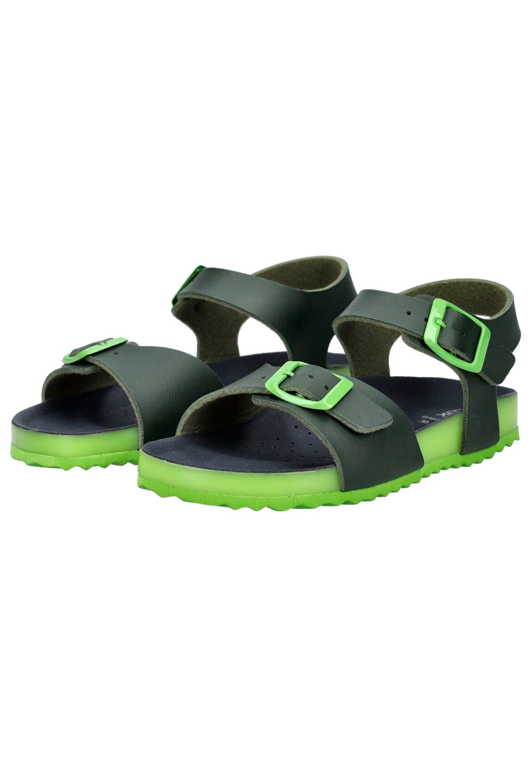 Sandalen Grün/Gelb