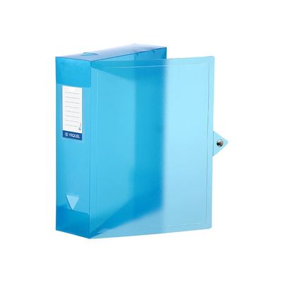 Viquel Propyglass - Boîte de classement plastique - dos 80 mm - bleu