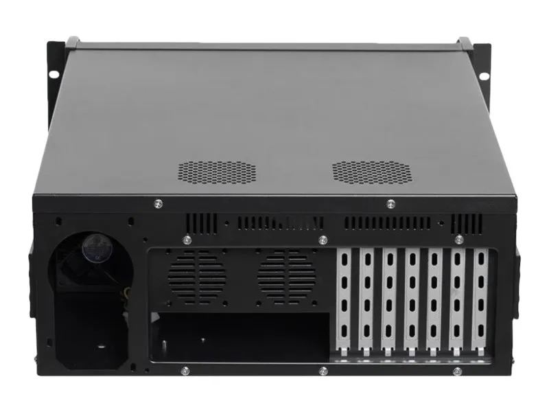 Netrack Server Case - Rack-monterbar 4U - udvidet ATX - sort