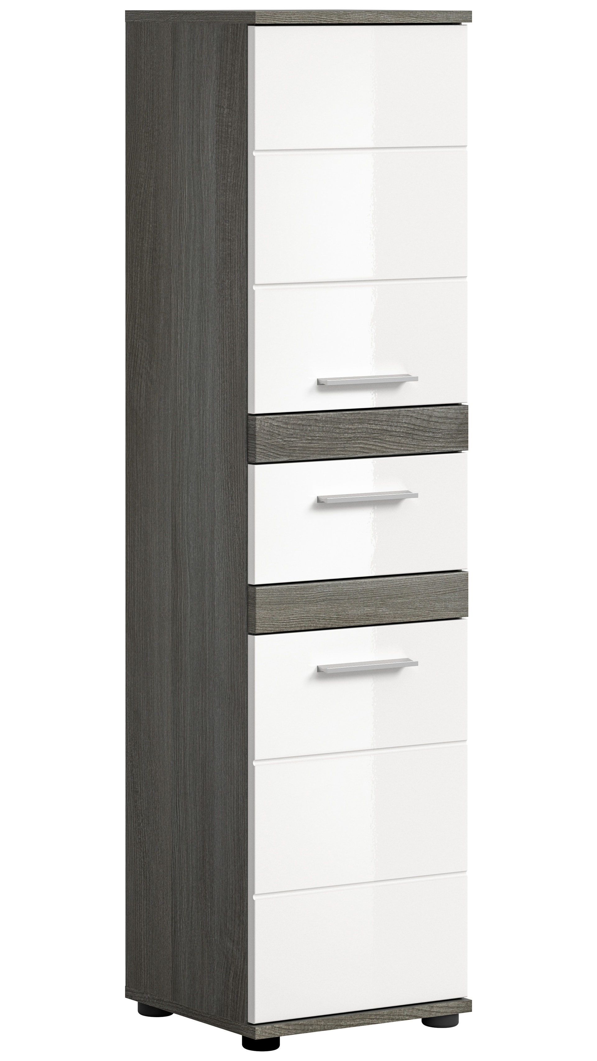 Unterschrank Blake weiß/grau B/H/T 35x137x31 cm